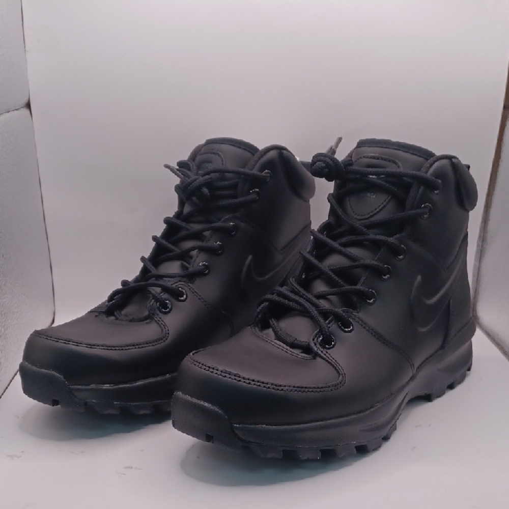 NEW Nike Manoa Leather Boot-Black Men Size 8 US 454350003